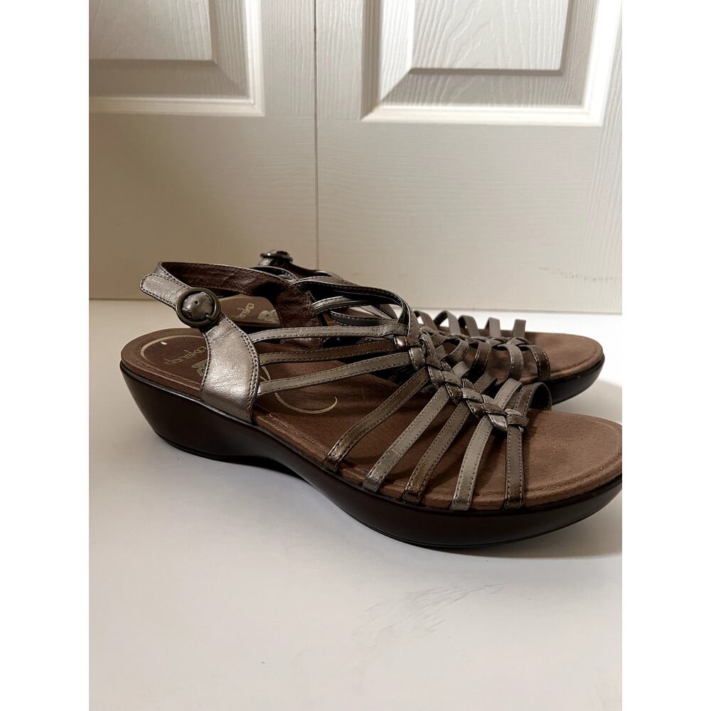 Dansko Fairy Grunge Wedge Sandals Size 8.5